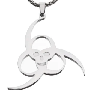 Juice WRLD 999 skull Hip Hop Rapper Pendant Chain Necklace