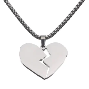 XXXTENTACION heart broken Hip Hop Rapper Pendant Chain Necklace